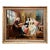 Thomas Falcon Marshall-Gentlemen Reading a Novel to Two Elegant Young Ladies-19th c.Oil Painting For Sale
