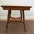 Victorian Late 19th Century American Victorian Oak Parlor Table With Spool Legs and Glass Ball & Claw Feet For Sale - Image 3 of 11