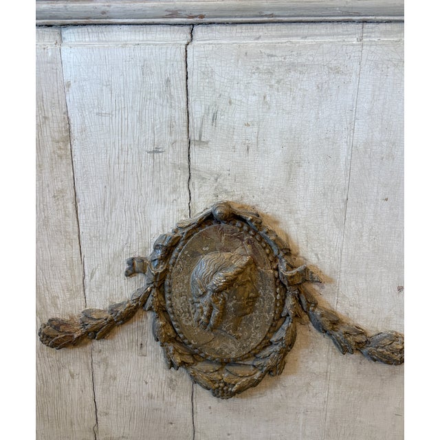 French Large 19th Century French Painted Boiserie Panel For Sale - Image 3 of 12