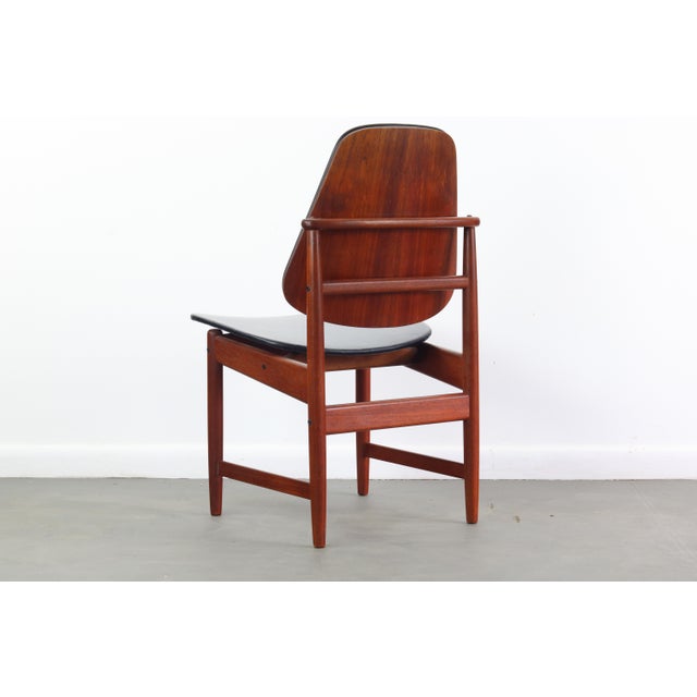 Arne Hovmand Olsen Dining Chairs in Teak Denmark - Set of 4 For Sale - Image 9 of 10