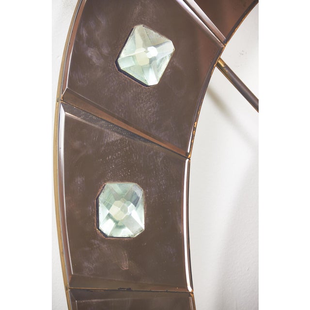 Mirror with Diamond Gems from Cristal Art, 1960s For Sale - Image 4 of 14