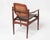 1950s Danish Model 186 Armchair in Teak and Leather by Arne Vodder, 1950s For Sale - Image 5 of 8