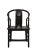 A Pair Antique Chinese Round Back Arm Chairs For Sale - Image 12 of 13