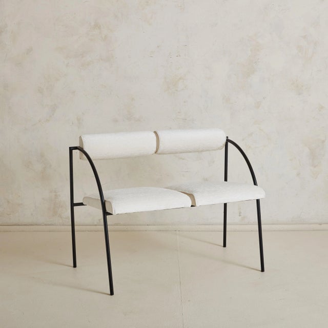 1980s ‘Vienna' Black Metal Settee by Rodney Kinsman for Bieffeplast, Italy 1980s - Sold Individually For Sale - Image 5 of 11