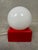Vintage Table or Wall Lamp in Porcelain and Opaline Glass, 1980s For Sale - Image 9 of 9