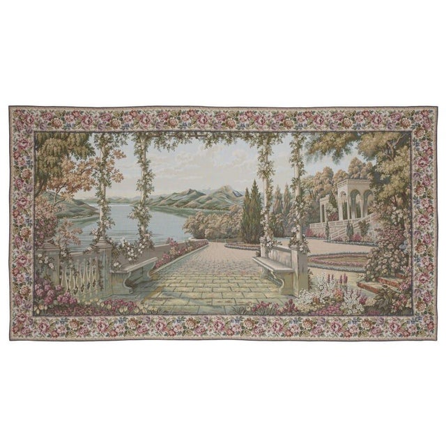 This tranquil scene is the view from the garden of a villa on the shores of Lake Como in Northern Italy. Situated in the...