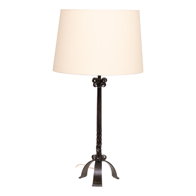 Art Deco Table Lamp in Bronze, 1930 For Sale