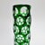 Glass Vintage Emerald Green Cut-to-Clear Lens Crystal Cylinder Vase from Nachtmann Bleikristall, 1970s For Sale - Image 7 of 12