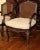 Pair of Louis XV Style Shell Carved Caned Arm Chairs, 1980s For Sale - Image 9 of 10