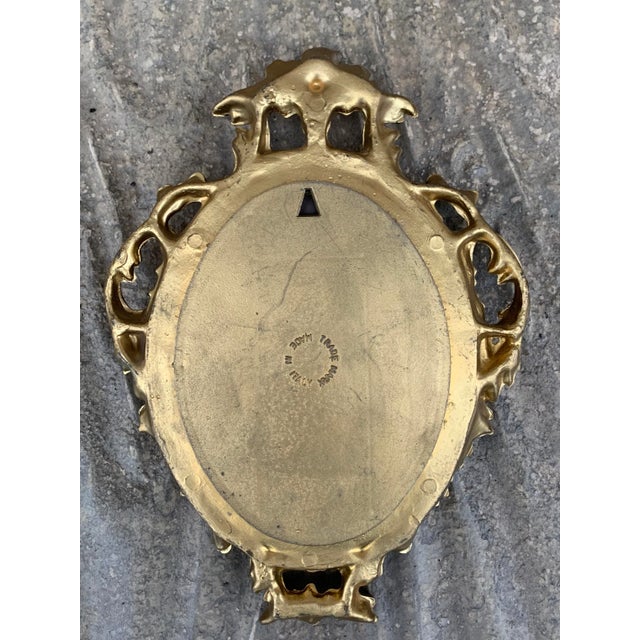 Italian Florentine Baroque Gold Giltwood Wall Mirror For Sale - Image 9 of 10
