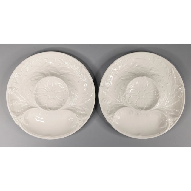 French Gien Majolica Artichoke Plates - a Pair For Sale In Houston - Image 6 of 6