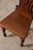 Wood Pair of Late 19th Century Victorian Hall Chairs With Petite Floral Cravings For Sale - Image 7 of 10