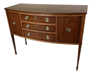 1980s Hickory Manufacturing Co Hepplewhite Style Sideboard