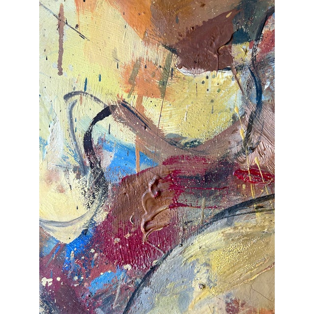 Mid-Century West Coast Abstract Expressionist Painting by Selma Moskowitz (1928–2018) For Sale - Image 14 of 17