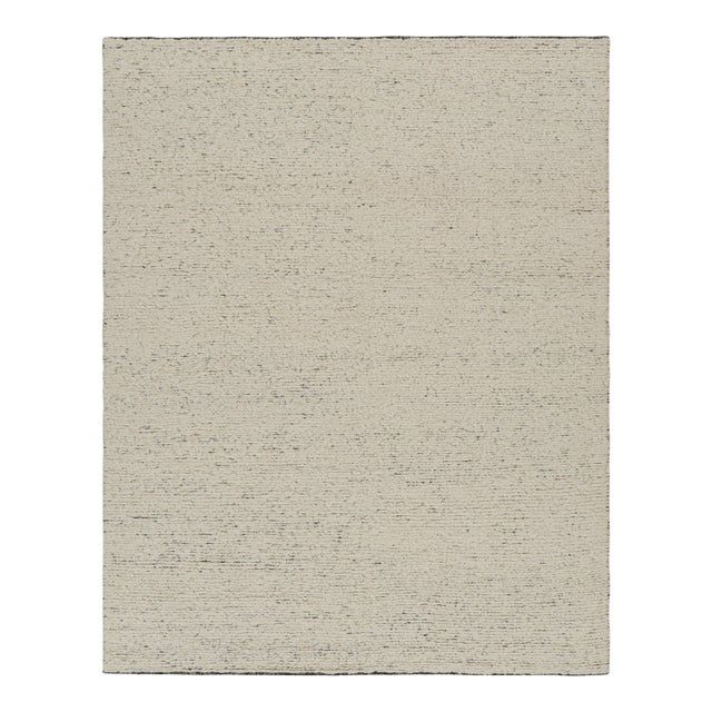 Rug & Kilim’s Contemporary Textural Rug in Tones of Beige-Brown - 13x18 For Sale