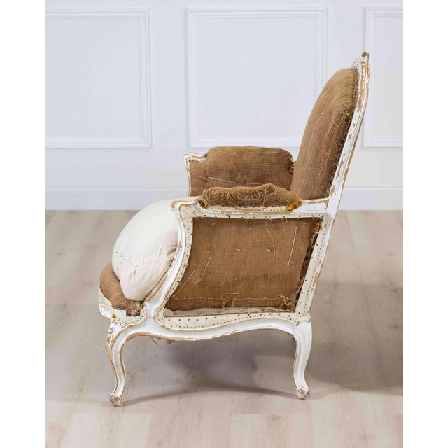 Brown Pair of 20th Century French Chairs, Ready to Upholster For Sale - Image 8 of 10