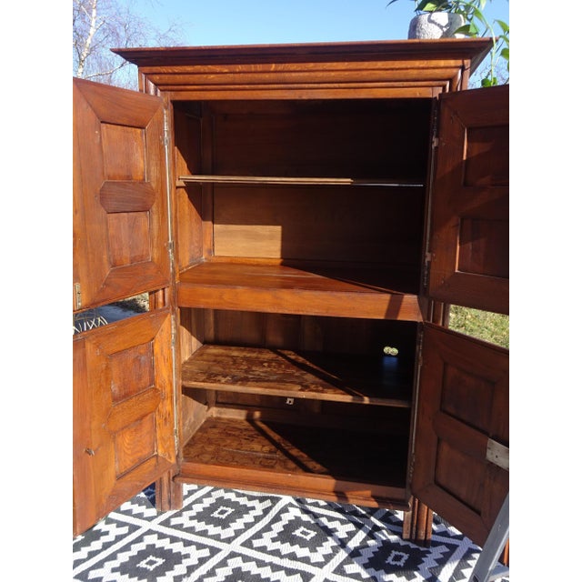 Vintage High Sideboard in Oak, 1960s For Sale - Image 13 of 18