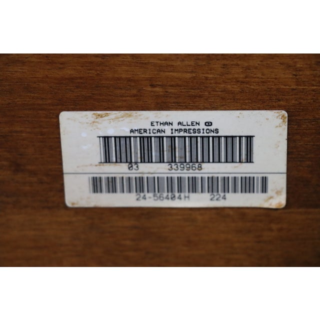 Brown Ethan Allen American Impressions Spindle Bed/Double For Sale - Image 8 of 14