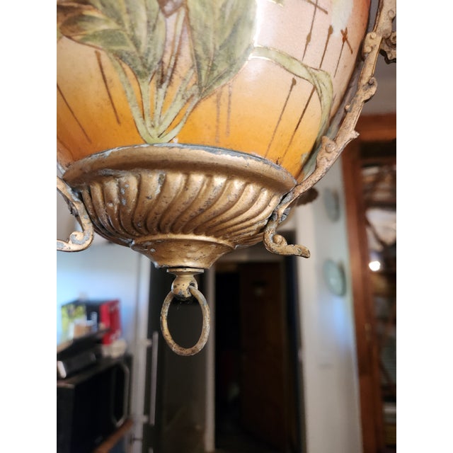 19th Century Asian Art Nouveau Candle Chandelier For Sale - Image 4 of 8