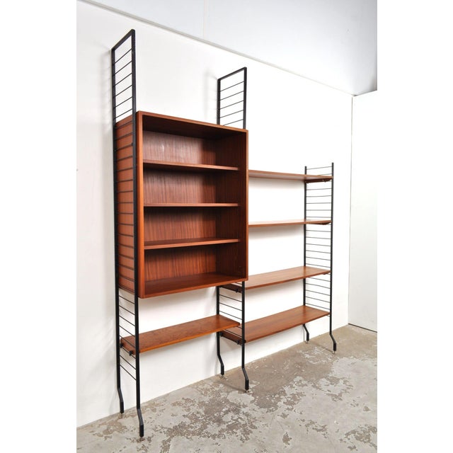 Vintage Wall System with Bookcase by Combineurop, 1960s For Sale - Image 13 of 13