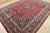 Farmhouse Mashad Rug 9’9” X 13’1” Red Wool Vintage Traditional Hand-Knotted Carpet For Sale - Image 3 of 15