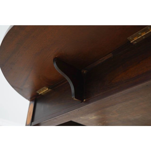 Pair of Mahogany Federal Style Inlaid Drop Side Pembroke Tables For Sale - Image 18 of 18