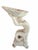 Vintage Portuguese White Glazed Ceramic Figural Shell Compote Centerpiece Blanc De Chine Rocco Style For Sale - Image 4 of 9