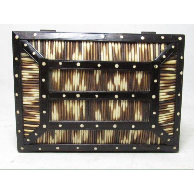 English Anglo Indian Quill Box For Sale - Image 3 of 10