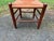 Vintage Early American Shaker Style Solid Wood Ladder Back Rush Seats Dining Chairs For Sale In Washington DC - Image 6 of 16