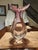 Pink Mid 20th Century Large 15" Flavio Poli for Seguso Murano Glass Vase - Pink Sommerso Bullicante For Sale - Image 8 of 10