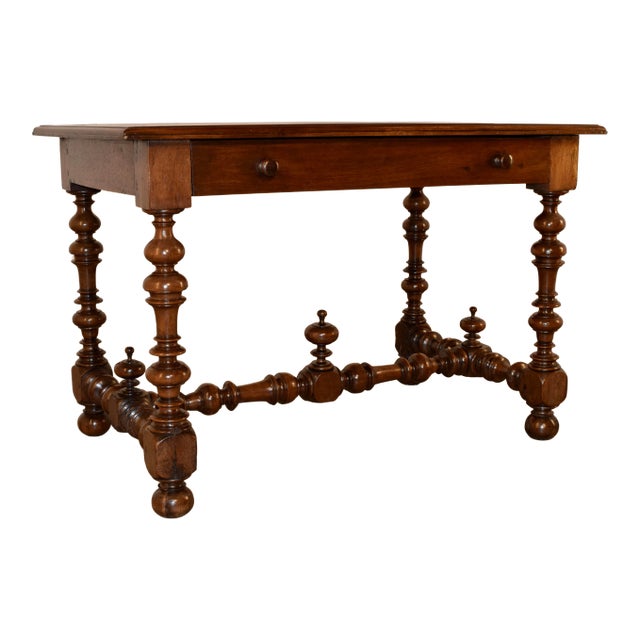 18th Century French Walnut Writing Table For Sale