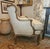 Late 19th Century Pair of French-Style Louis XV Bergere Chairs and an Ottoman For Sale In Charlotte - Image 6 of 18