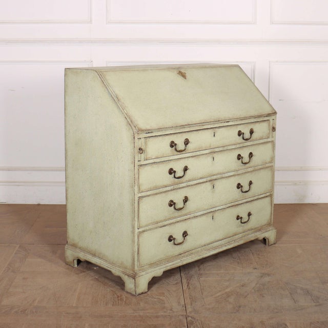 English Painted Bureau, 18th Century For Sale - Image 11 of 13