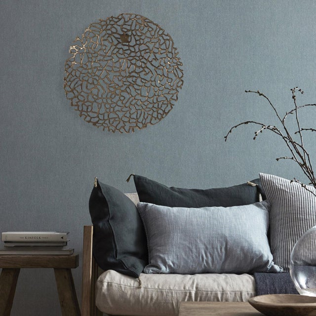 Metal Open Work Bronze Wall Decor For Sale - Image 7 of 8