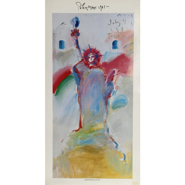 Contemporary Statue of Liberty 2, Peter Max For Sale - Image 3 of 3