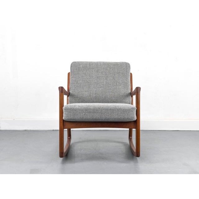 Senator Rocking Chair in Teak by Ole Wanscher for Cado, 1974 For Sale - Image 6 of 18