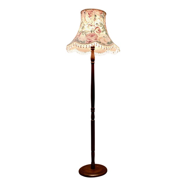 Tall Vintage Floor Lamp, 1930 For Sale