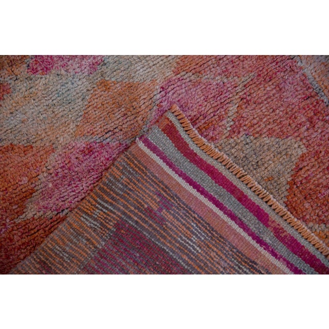 Textile Vintage Distressed Kurd Rug Runner -3'4" X 9'9" For Sale - Image 7 of 9