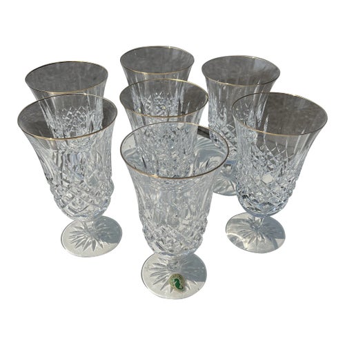 1980s Waterford Irish Cut Beverage Glasses- Set of 7