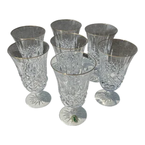 1980s Waterford Irish Cut Beverage Glasses- Set of 7