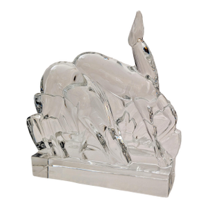 Baccarat Crystal Gazelles Figurine/Sculpture