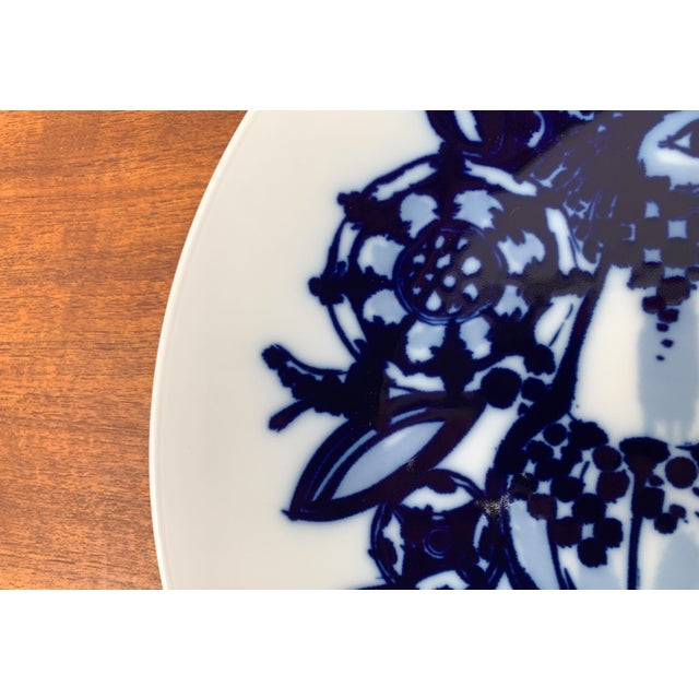 Vintage German Peacock Wall Plate Plaque by Bjørn Wiinblad for Rosenthal, 1970s For Sale - Image 11 of 18