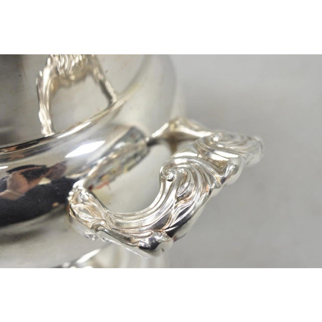 Vintage Sheridan Silver Plated Trophy Cup Urn Bar Champagne Chiller Ice Bucket For Sale In Philadelphia - Image 6 of 13