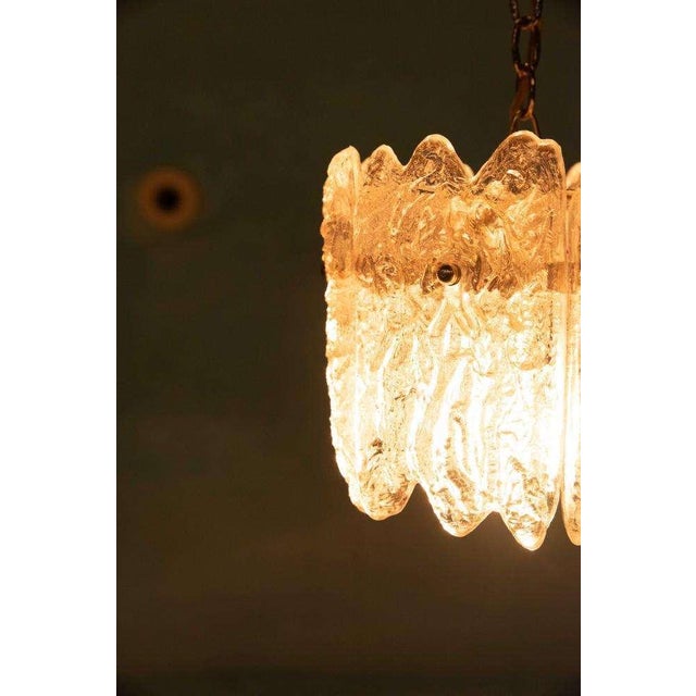 Vintage Glass Hanging Lamp from Orrefors For Sale - Image 16 of 18