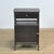Iron nightstand originating from a hospital. The cabinet has been completely stripped of old paint, polished, and treated...
