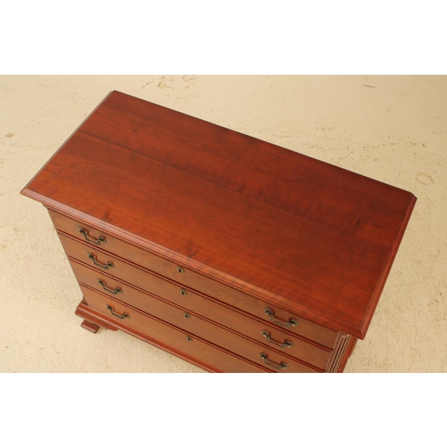 Eldred Wheeler Country Chippendale Cherry Dresser Chest For Sale In Philadelphia - Image 6 of 14