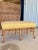 Early 21st Century Schumacher Faux Bamboo Upholstered Bench For Sale - Image 9 of 12