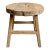 Rustic Farm Wheel Side Table For Sale
