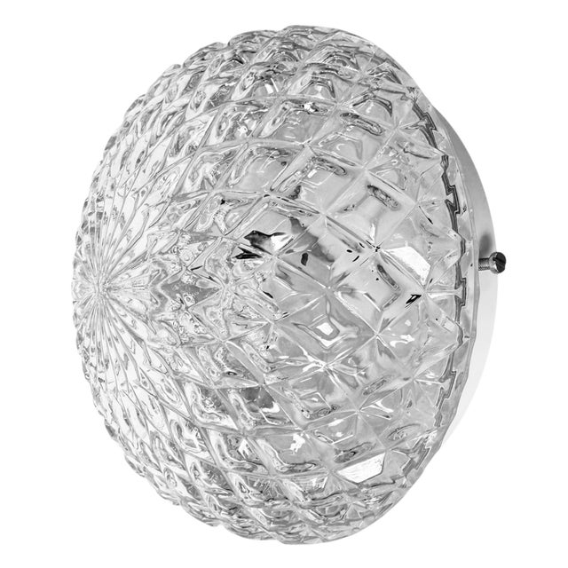 Vintage Glass Wall Light, 1970s For Sale - Image 17 of 17