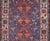 Antique Persian Shiraz Rug With Indigo Field and Diamond Medallions For Sale - Image 4 of 12